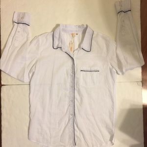 Sundry Button Down Blouse Top Shirt Size 2 Medium